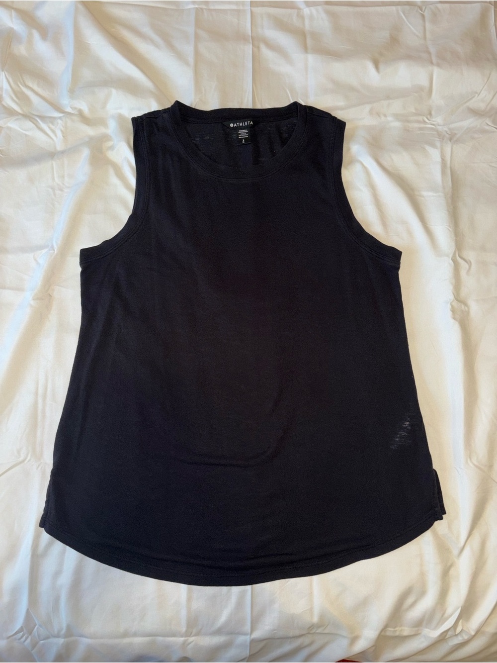 Athleta Breezy Tank (Black) - Sleeveless Crewneck